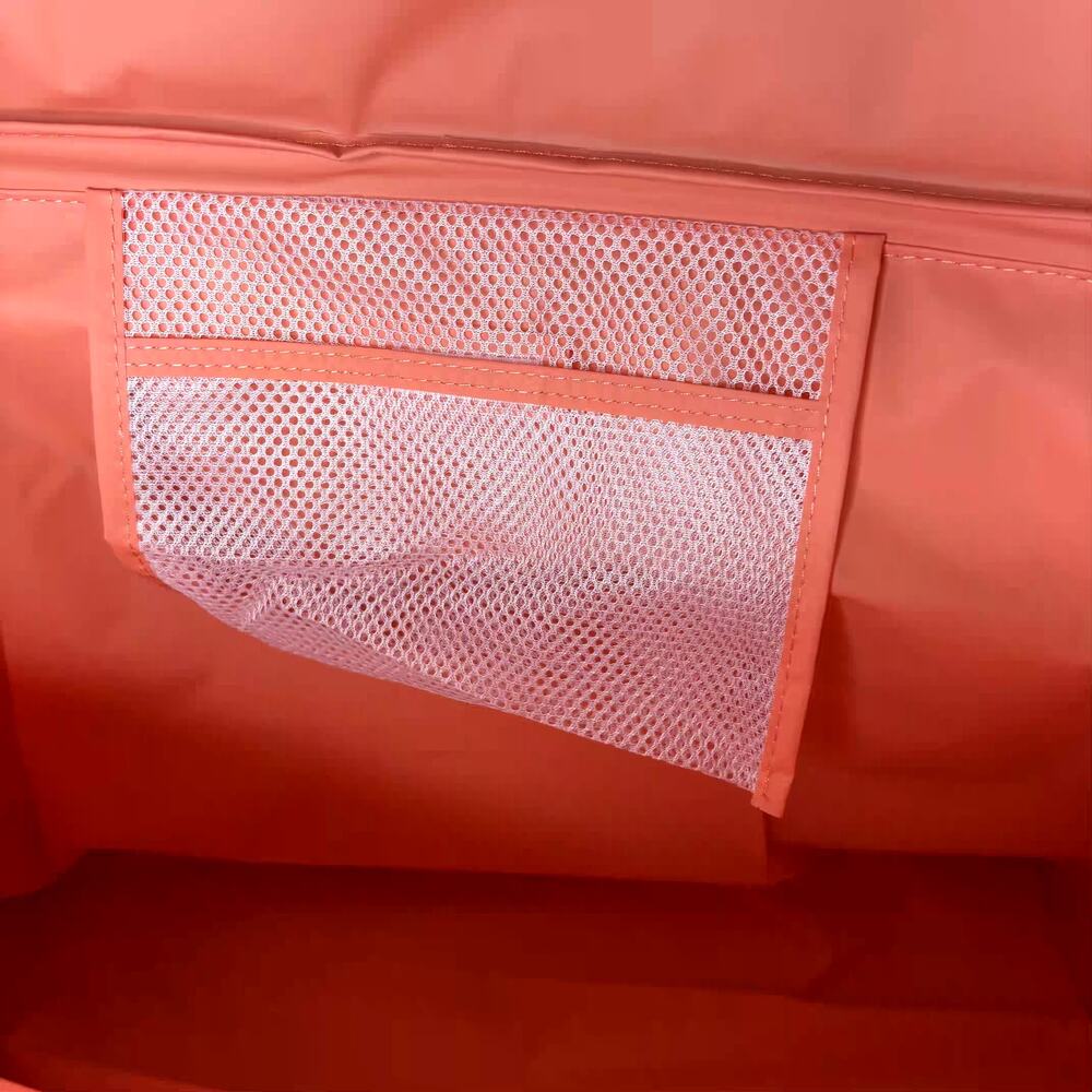 Trader Joe’s Large Reusable Insulated Cooler Bag Shopping Tote Peach Orange NWT! - Picture 11 of 14